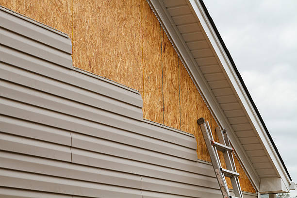 Professional Siding Repair technician working in Plantsville, CT